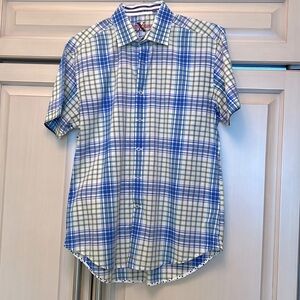 Robert Graham Men’s Blue Plaid Shirt